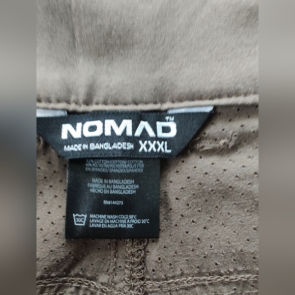 NOMAD Men's Outdoor Shorts. Size XXXL. Brown Colored (NWT) - Picture 5 of 7